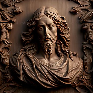 3D model st jesus (STL)